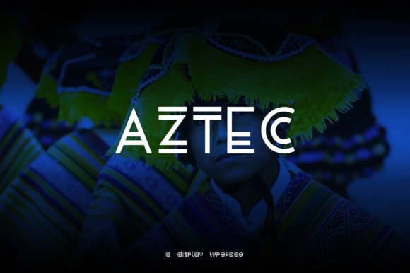 Aztec: A Modern Display Font for Crafters