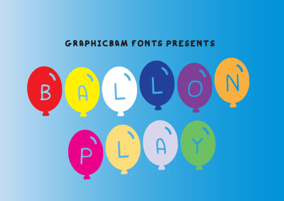 Balloon Play: A Display Font for Joyful Campaign Visuals