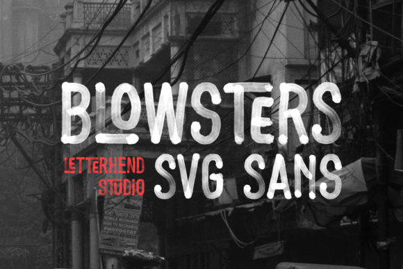Blowsters: A Bold Display Font for Editorial Impact