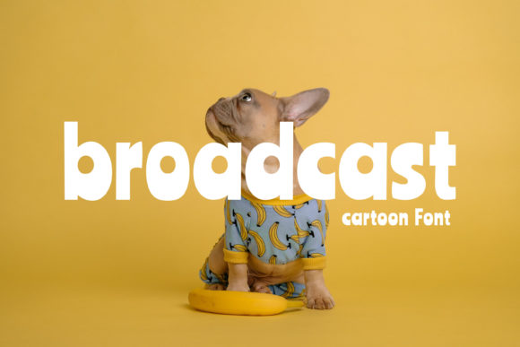 Broadcast: A Bold Display Font for Impact-Driven Design Projects