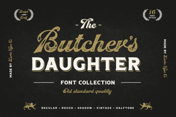 Butcher s Daughter: A Bold Display Font for Web Design