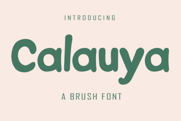 Calauya: A Clean Display Font for Editorial Design