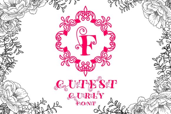 Cutest Curly Font Monogram: A Web Designer’s Review