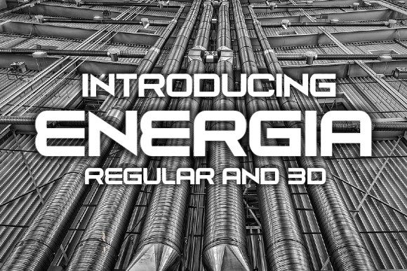 Energia: A Display Font That Powers Campaign Visuals