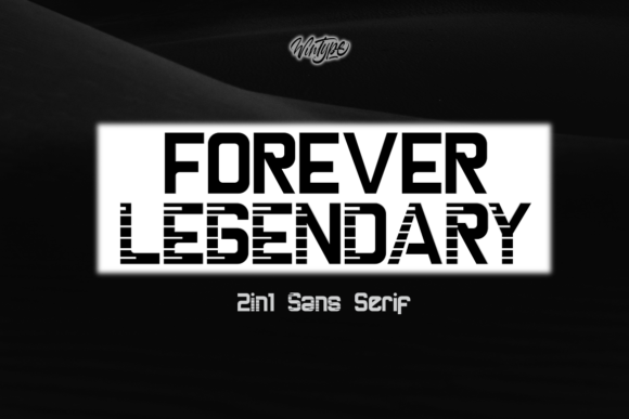 Forever Legendary: A Bold Display Font That Elevates Brand Identity