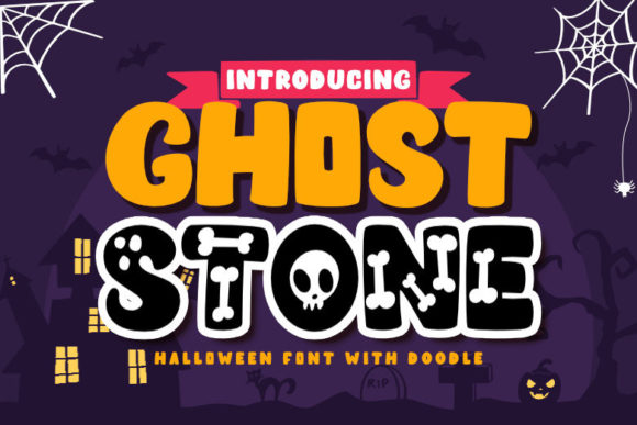 Ghost Stone: A Playful Display Font for Halloween-Themed Web Design