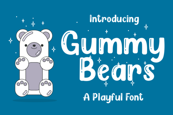 Gummy Bears: A Playful Display Font for Modern Web Design