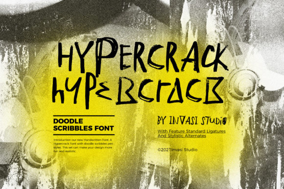 Hypercrack: A Bold Display Font for Campaigns