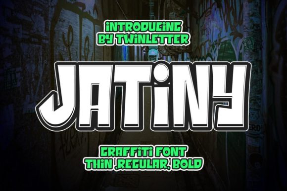 Jatiny: A Bold Display Font for Modern Web Design