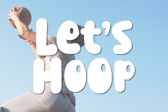 Let's Hoop: A Bold Display Font for Crafters