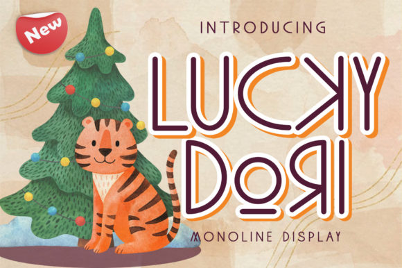 Lucky Dori: The Display Font for Bold Branding
