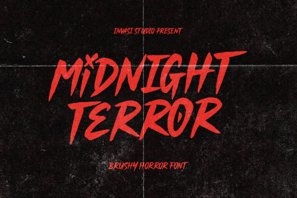 Midnight Terror: A Bold Display Font for Web Design
