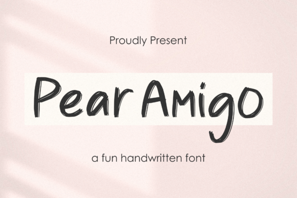 Pear Amigo: A Fun Handwritten Typeface for Branding
