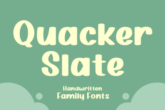 Quacker Slate: A Friendly Display Font Review