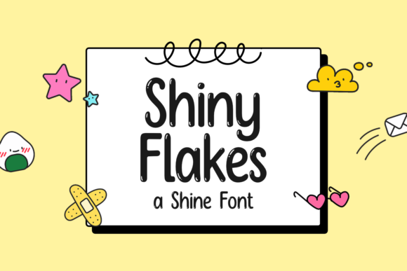 Shiny Flakes: A Playful Display Font for Modern Marketing Design