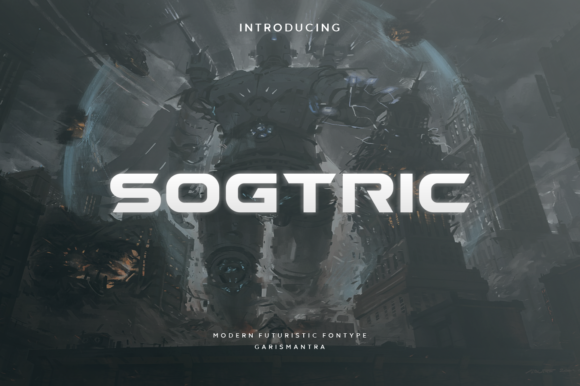 Sogtric: A Futuristic Display Font for Modern Brands