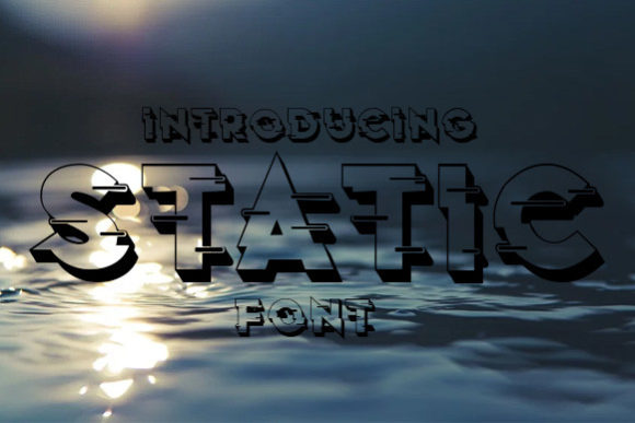 Static: A Sharp Display Font for Makers