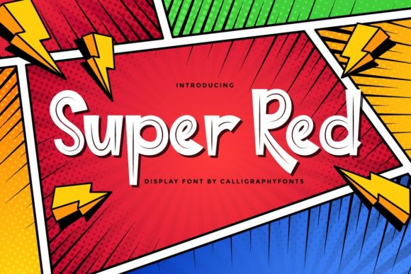 Super Red: A Friendly Display Font for Small Business Branding