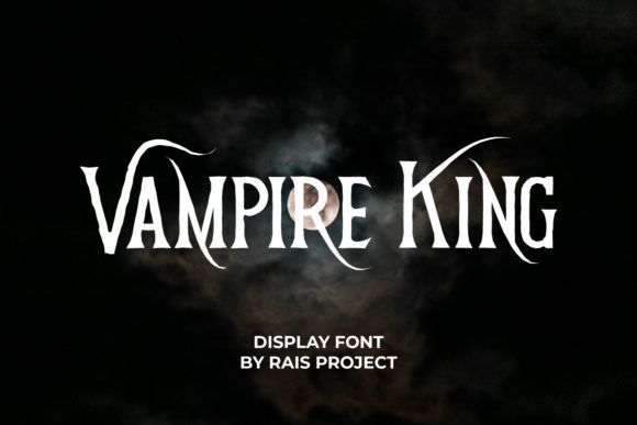 Vampire King: A Bold Display Font for Halloween and Beyond