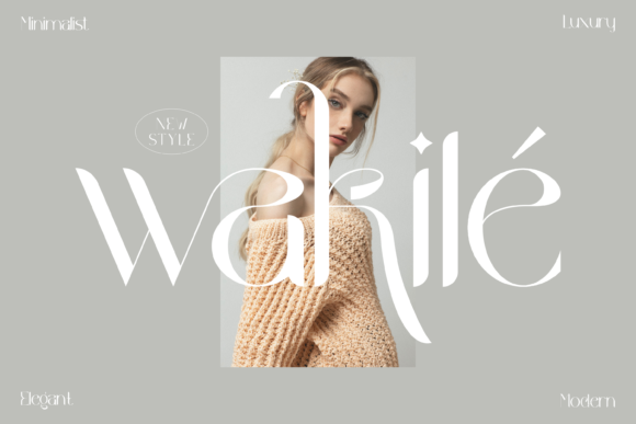 Wakile: A Delicate Display Font That Elevates Brand Identity